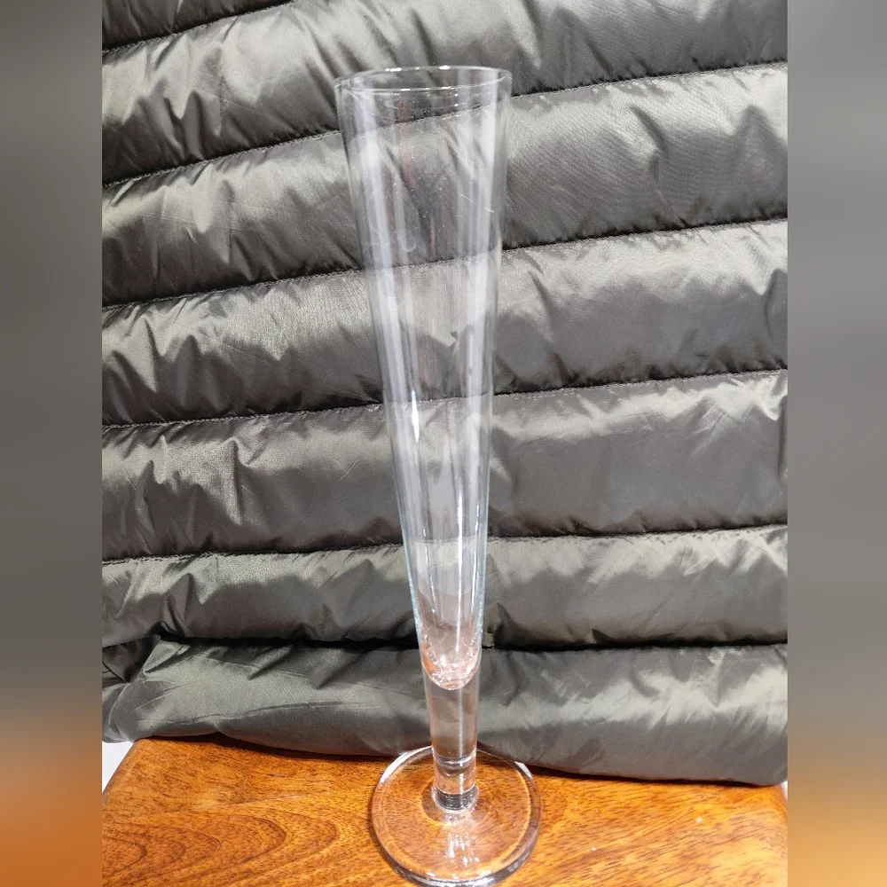 Crate & Barrel Viva Fluted Champagne Glasses NWOT